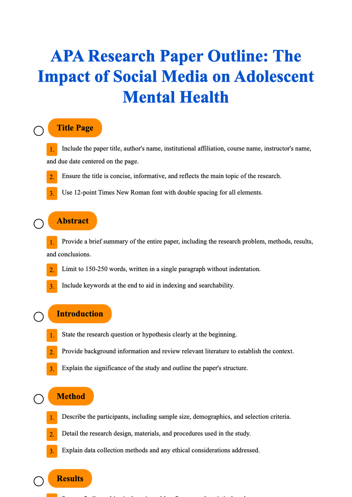 APA Research Paper Outline Format Guide with Section Checkpoints_variant_3